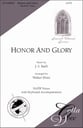 Honor and Glory SSATB choral sheet music cover